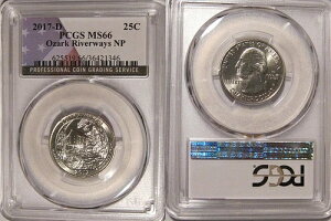 2017 D �I�U�[�N ���o�[�E�F�C�Y NP �N�H�[�^�[ 25�Z���g PCGS MS66