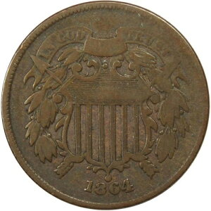 1864�N�� ���[�W���b�g 2�Z���g�d�� VG ���ɗǍD�ȏ�� 2�Z���g�d��