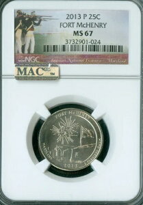 2013 P �}�N�w�����[ �p�[�N�X �N�H�[�^�[ NGC MS67 2ND FINEST REGISTRY MAC SPOTLESS *