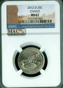 2012 D �`���R �p�[�N�X �N�H�[�^�[ NGC MS67 PQ 2ND FINEST REGISTRY MAC �X�|�b�g���X *