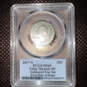 2017-S ���V���g�� �N�H�[�^�[ - PCGS SP69 �R�C�� 4�� - �\�ʋ��� - FDoI