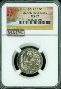 2017 S �I�U�[�N ���o�[�E�F�C�Y �N�H�[�^�[ NGC MS67 PQ 2ND FINEST FINEST MAC �X�|�b�g���X *