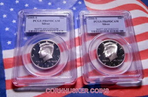 2005-S & 2006-S �P�l�f�B �V���o�[ �n�[�t�_���[ PCGS PR69DCAM ���邢����