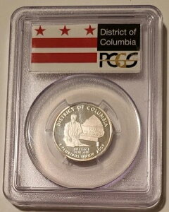 PCGS 2009 S �V���o�[ �R�����r�A���ʋ� �N�H�[�^�[�v���[�t PR70 DCAM �t���b�O���x��