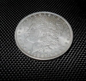 1897 ���[�K�� �V���o�[ �h�� E.PLURIBUS UNUM 90% �V���o�[ US �R�C��~���A~���ɗǂ����