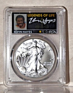 2021 (P)�ً}�V���o�[�C�[�O�� PCGS MS70 FS Legends of Life �G���r���w�C�Y �T�C������-