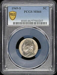 1949�N-S 5C �W�F�t�@�[�\���j�b�P�� PCGS MS66-