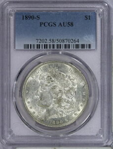 1890-S ���[�K����� 1�h�� PCGS AU58