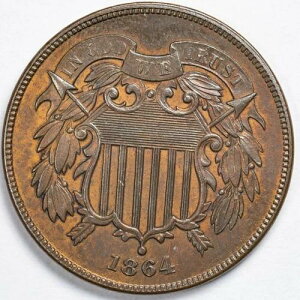 1864�N AU/UNC 2�Z���g�d�� ��^���b�g�[