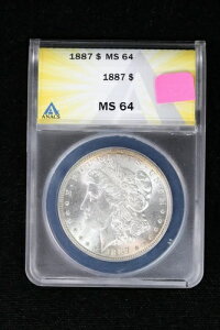 1887�N�����K���E�_���[ ANACS MS64 39UL