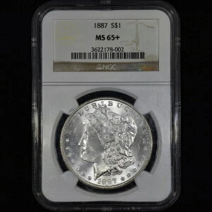 1887�N ���[�K�� �V���o�[ �h�� ? NGC MS-65+ ? 1�h���v���X ������ UNC ?�M���ς�?