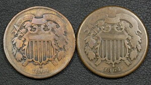 1864�N �僂�b�g�[�� 2�Z���g�s�[�X 2���b�g-