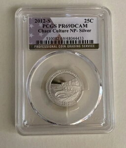 2012-S 25�Z���g �X�e�[�g�N�H�[�^�[ �`���R�J���`���[ PCGS PR69 DCAM 90%�V���o�[