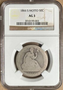 1866�N-S NGC AG3 ���R�̏��_�����n�[�t�h�� 50c-���b�g�[-�T���t�����V�X�R������-