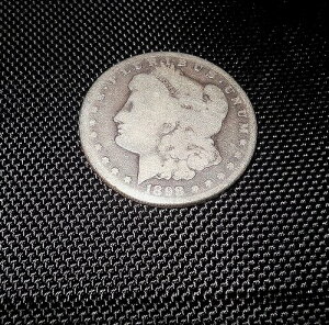 1898-S ���[�K�� �V���o�[ �h�� E.PLURIBUS UNUM 90% �V���o�[ US �R�C��~ �D�ꂽ���*
