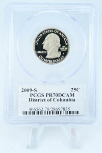 2009-S PCGS PR70DCAM �R�����r�A���ʋ� �N�H�[�^�[�v���[�t 25�Z���g