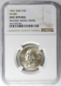 1951�N ���V���g�� �V���o�[ �N�H�[�^�[ �_�u���_�C �\�� NGC Unc �ڍ� DDO VP-001 25�Z���g