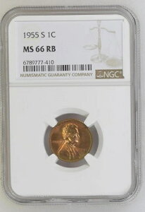 1955 S �����J�[�� �E�B�[�g �Z���g NGC MS-66 RB �g�i�[!