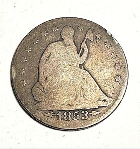1853�N �V�[�e�b�h�E���o�e�B�E�n�[�t�h�� ARROWS/RAYS 90% �V���o�[ US �R�C�� - ��������