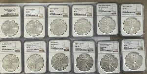 ? �G�X�e�[�g�R�C�� �č� �A�����J�� �V���o�[ �C�[�O�� ? PCGS/NGC �O���[�h Unc .999 MS70 ? ���L*?