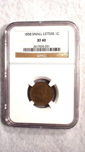 �󏭂� 1858 �N FLYING EAGLE CENT NGC XF40 �����ȕ����� 1C �y�j�[�R�C���B�������w�����܂��傤!