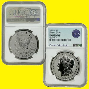���[�K�� O $1 �V���o�[�h�� NGC RV PF 70 2022�N���s���� �~���g 3.5k �t�B�W�[