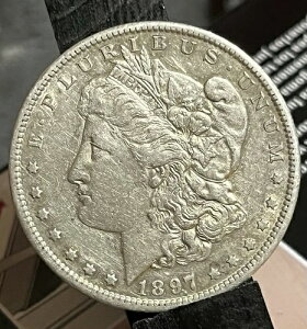 1897 ���[�K�� �V���o�[ �h�� E.PLURIBUS UNUM 90% �V���o�[ US �R�C��~���A~���ɗǂ����