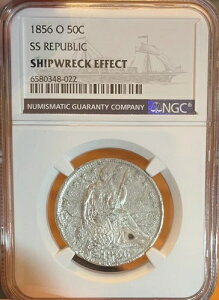 1856-O SS ���p�u���b�N NGC ��j�D���ʁI ���Ȍ^���o�e�B �n�[�t�h��