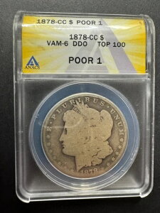 1878-CC �����K�� $1 PO 01 VAM-6 DDO �g�b�v100 ANACS ���A ���[�{�[�� ��l��