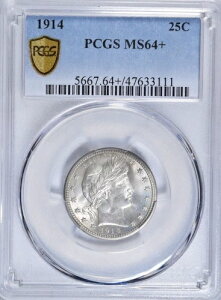 1914�N �o�[�o�[ �N�H�[�^�[ �` �T�e�� �`���C�X ������ PLUS+! PCGS MS64+!