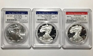2017 W S PCGS PR MS 70 FS 1�I���X �V���o�[ �C�[�O�� $1 �v���[�t BU ���j���Z�b�g