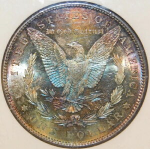 1881�N S �␻�����K���h�� NGC MS65 �F�� ���͓I�ȐF���̕�΃V���[�v