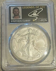 2024�N SilverEagles PCGS�EPSA MS70 FDOI Legends of Life �X�e�t�J���[������20�̂���1��-