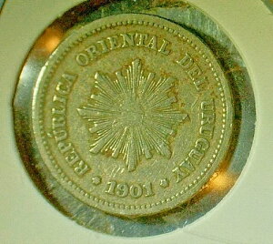 ���[���h�R�C���Z�[�� - 1901�N�E���O�A�C 1�Z���`�V�����j�b�P���R���|�W�V�����R�C�� - KM#19