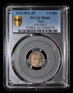 PCGS MS66 1903/893-JF �y���[ 1/2 Din �g�[��