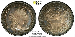 1800�N �h���[�v���� �h�� PCGS �`���C�X ���ɗǍD�ȏ�� 25 ���������炩�ȕ\��