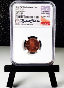 2019 W 1 C �y�j�[ NGC MS 70 RD �����ʃZ���g �����_�� �x�[�X ���������[�X ���A
