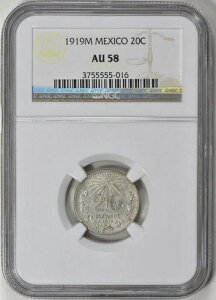 ���L�V�R 1919-M ��� 20�Z���g NGC AU 58�B���荢�� - �l��10/78�ȏ�B436�L��
