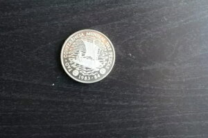 50 METICAIS ���U���r�[�N 1983 FAO �V���o�[ �v���[�t �R�C��