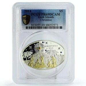 �N�b�N���� 5�h�� �N���X�}�X �L���X�g�~�a�̏�i PR69 PCGS ��� 2014�N