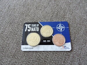 �x���M�[ 2024 �N - �R�C���J�[�h 75 �N NATO 50�A20�A5 �Z���g = 75 �Z���g