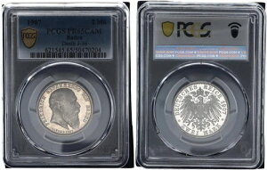 Baden 2 Mark 1907 On The Death J.36 PR65CAM �|���b�V���v���[�g 119858-
