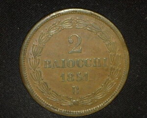 �C�^���A ���c�� 1851-VR 2 BAIOCCHI KM1344 �����ʂɂ��� ~J44