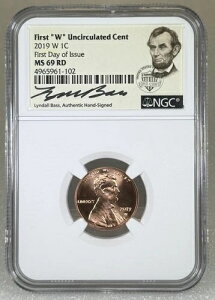 2019 W 1C �����ʃ����J�[���Z���g NGC MS69 RD ���s���� �����_���E�o�X