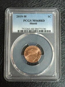 2019-W 1C MS68RD PCGS�V�[���h