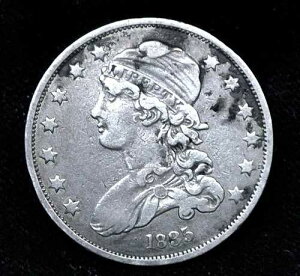 1835�N�� �L���b�v�h�o�X�g�N�H�[�^�[ 90%�V���o�[ �^�C�v2 ���b�g�[�폜�A���͂�XF����