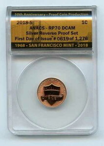 2018-S �T���t�����V�X�R������ ANACS RP70 FDOI �V���o�[�v���[�t�R�C�� 10���Z�b�g - GC506