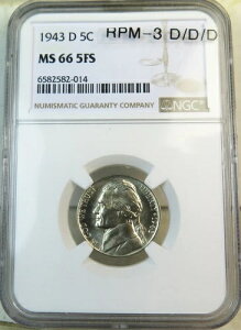 1943 D �W�F�t�@�[�\�� �j�b�P�� NGC MS665FS *PRM-003 D/D/D* BR