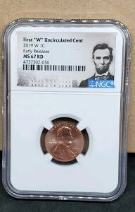 2019 W 1C �����J�[���Z���g ������ NGC MS67 RD �����BT8933