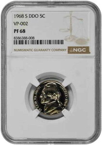 1968 S 5C �v���[�t �W�F�t�@�[�\�� �j�b�P�� NGC PF 68 DDO VP-002